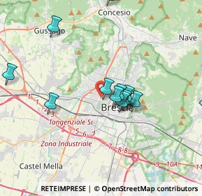 Mappa Via Guadagnini, 25126 Brescia BS, Italia (3.90357)