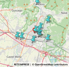 Mappa Via Guadagnini, 25126 Brescia BS, Italia (2.52)