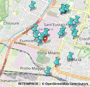 Mappa Via Guadagnini, 25126 Brescia BS, Italia (0.9935)