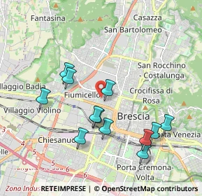 Mappa Via Guadagnini, 25126 Brescia BS, Italia (1.89333)
