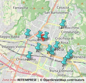 Mappa Via Guadagnini, 25126 Brescia BS, Italia (1.675)
