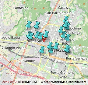Mappa Via Guadagnini, 25126 Brescia BS, Italia (1.4525)