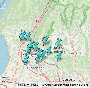 Mappa 37022 Fumane VR, Italia (6.21214)