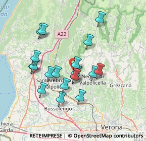 Mappa 37022 Fumane VR, Italia (6.38053)