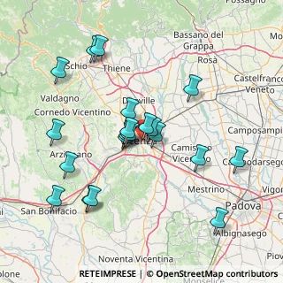 Mappa Via Casimiro Varese, 36100 Vicenza VI, Italia (14.768)