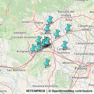 Mappa Via Casimiro Varese, 36100 Vicenza VI, Italia (8.03933)