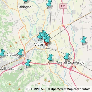 Mappa Via Casimiro Varese, 36100 Vicenza VI, Italia (4.50667)