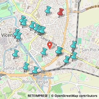 Mappa Via Casimiro Varese, 36100 Vicenza VI, Italia (0.555)