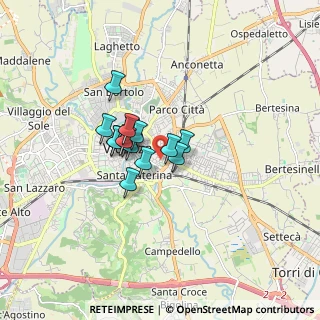 Mappa Via Casimiro Varese, 36100 Vicenza VI, Italia (1.02647)