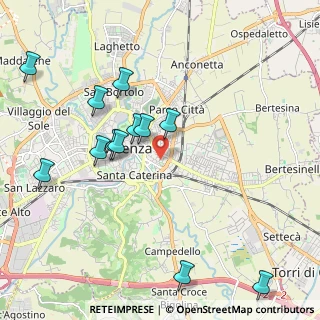 Mappa Via Casimiro Varese, 36100 Vicenza VI, Italia (2.19167)