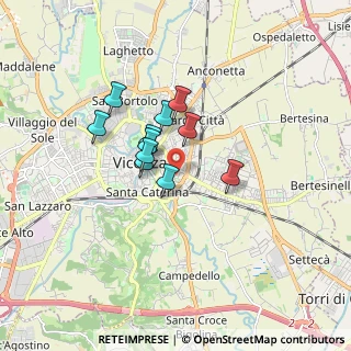 Mappa Via Casimiro Varese, 36100 Vicenza VI, Italia (1.16182)