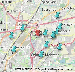 Mappa Via Cesare Battisti, 20093 Cologno Monzese MI, Italia (1.92769)