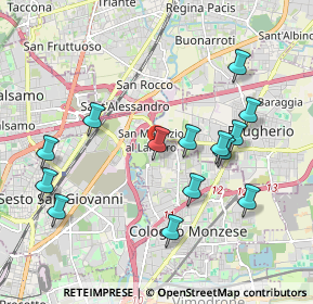 Mappa Via Cesare Battisti, 20093 Cologno Monzese MI, Italia (2.01286)