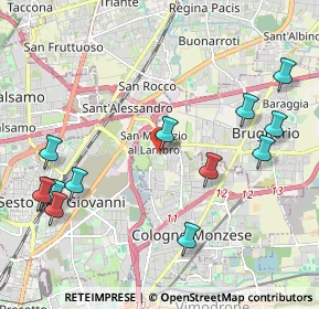 Mappa Via Cesare Battisti, 20093 Cologno Monzese MI, Italia (2.49308)