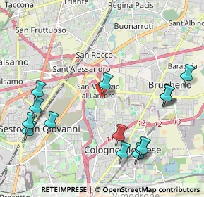 Mappa Via Cesare Battisti, 20093 Cologno Monzese MI, Italia (2.49)