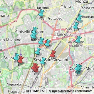 Mappa Via Balilla, 20099 Sesto San Giovanni MI, Italia (2.3785)