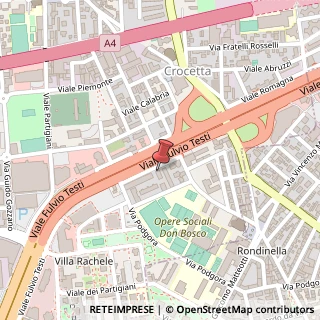 Mappa Viale Fulvio Testi, 176, 20092 Cinisello Balsamo, Milano (Lombardia)