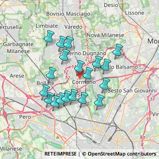 Mappa Via Toce, 20032 Cormano MI, Italia (3.23842)