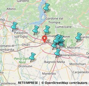 Mappa Cascina Cattafame, 25035 Ospitaletto BS, Italia (12.98)