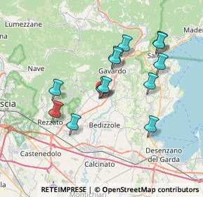 Mappa Via Don Costanzo Ambrosini, 25080 Prevalle BS, Italia (6.68462)