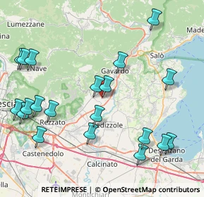 Mappa Via Garibaldi, 25080 Prevalle BS, Italia (9.8585)