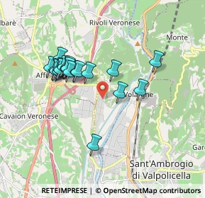 Mappa Via Barbuzzola, 37010 Rivoli Veronese VR, Italia (1.6145)