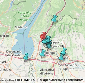 Mappa Via Barbuzzola, 37010 Rivoli Veronese VR, Italia (9.96636)