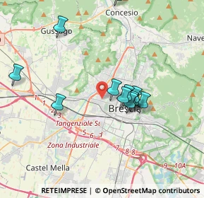 Mappa Via Antonio Stoppani, 25126 Brescia BS, Italia (3.67692)