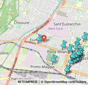 Mappa Via Antonio Stoppani, 25126 Brescia BS, Italia (1.4585)