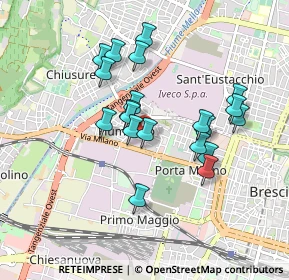 Mappa Via Antonio Stoppani, 25126 Brescia BS, Italia (0.7805)