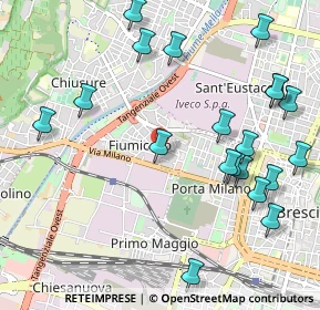 Mappa Via Antonio Stoppani, 25126 Brescia BS, Italia (1.2365)