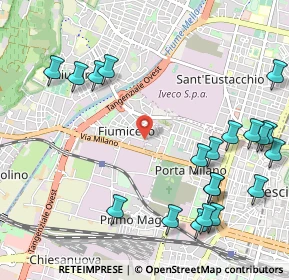 Mappa Via Antonio Stoppani, 25126 Brescia BS, Italia (1.327)