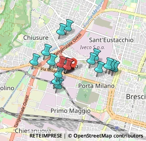 Mappa Via Antonio Stoppani, 25126 Brescia BS, Italia (0.6225)