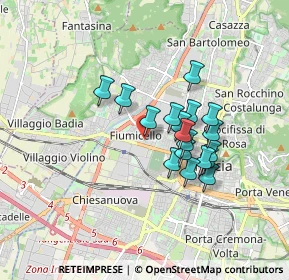 Mappa Via Antonio Stoppani, 25126 Brescia BS, Italia (1.33389)