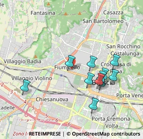 Mappa Via Antonio Stoppani, 25126 Brescia BS, Italia (1.79727)