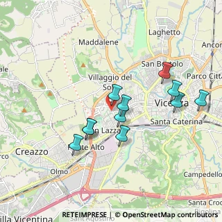 Mappa Galleria Crispi Francesco, 36100 Vicenza VI, Italia (1.67364)