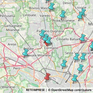 Mappa Via Po, 20032 Cormano MI, Italia (6.264)