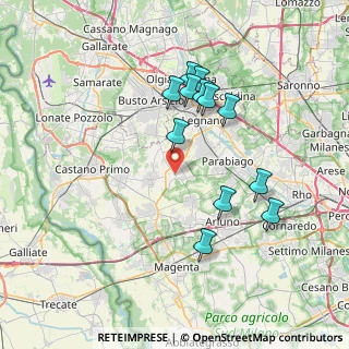 Mappa Via Alessandro Manzoni, 20020 Busto Garolfo MI, Italia (6.96417)