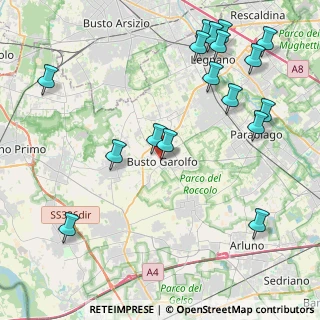 Mappa Via Alessandro Manzoni, 20038 Busto Garolfo MI (5.17176)