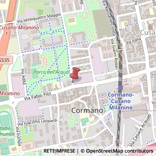 Mappa Via Leonardo Da Vinci, 2, 20032 Cormano, Milano (Lombardia)