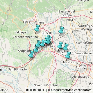 Mappa Contrà Sant'Antonio, 36100 Vicenza VI, Italia (8.33)