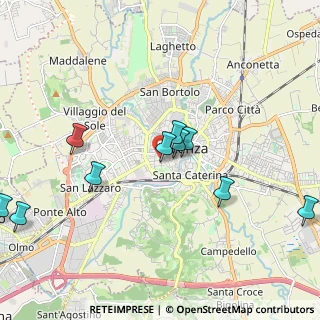 Mappa Piazzale Alcide De Gasperi, 36100 Vicenza VI, Italia (2.33364)