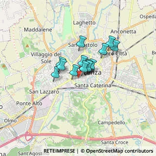 Mappa Piazzale Alcide De Gasperi, 36100 Vicenza VI, Italia (0.99929)