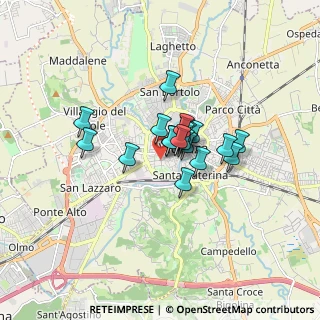 Mappa Piazzale Alcide De Gasperi, 36100 Vicenza VI, Italia (1.004)