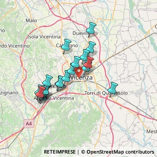 Mappa Piazzale De Gasperi, 36100 Vicenza VI, Italia (6.4455)