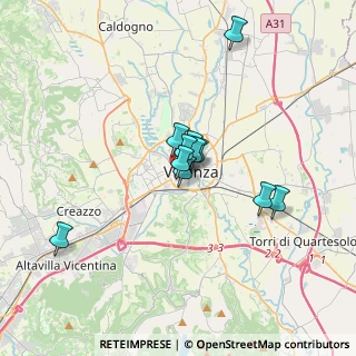 Mappa Piazzale Alcide De Gasperi, 36100 Vicenza VI, Italia (2.44636)