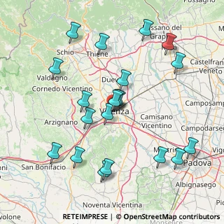 Mappa Piazzale Alcide De Gasperi, 36100 Vicenza VI, Italia (16.42)