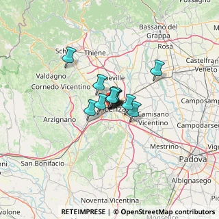 Mappa Piazzale Alcide De Gasperi, 36100 Vicenza VI, Italia (5.6125)
