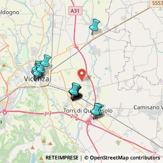 Mappa Strada S. Benedetto, 36100 Vicenza VI, Italia (3.5405)