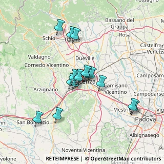 Mappa Via Alessandro Avogadro di Casanova, 36100 Vicenza VI, Italia (11.71438)